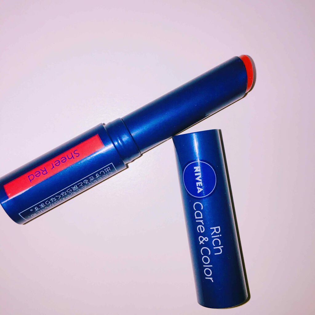 ニベア リッチケア&カラーリップ/ニベア/リップクリームを使ったクチコミ(1枚目)