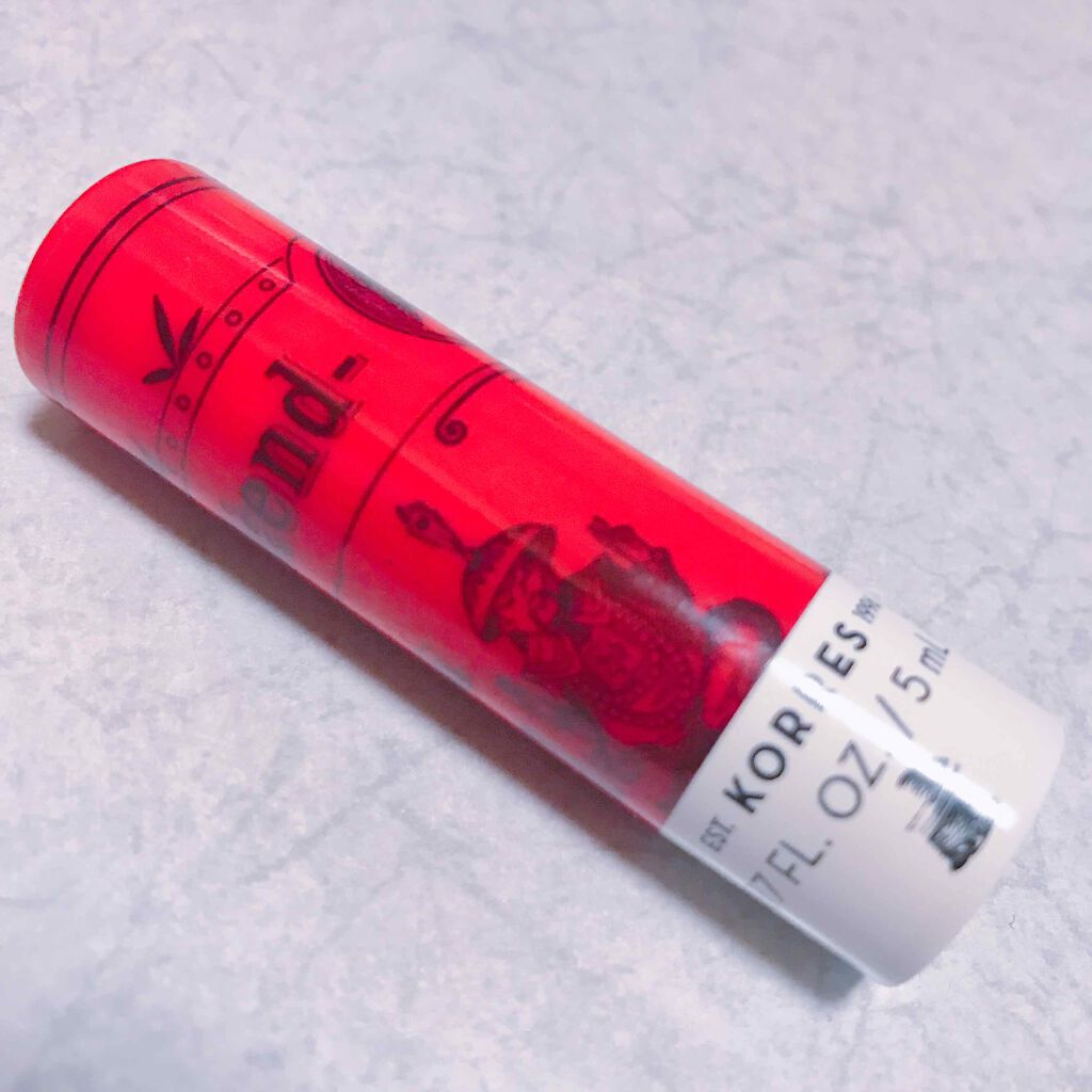 リップバタースティック(SPF15)/KORRES/リップケアを使ったクチコミ(2枚目)