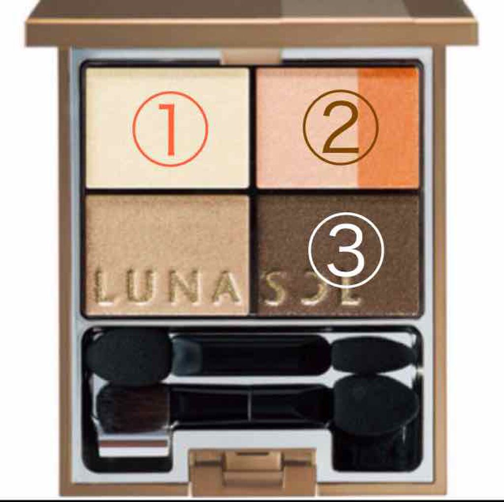 ヴィヴィッドクリアアイズ/LUNASOL/アイシャドウパレットを使ったクチコミ（1枚目）