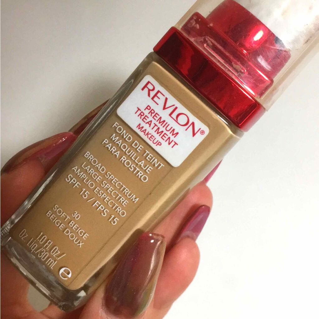 プレミアム トリートメント メイクアップ/REVLON/リキッドファンデーションを使ったクチコミ（1枚目）