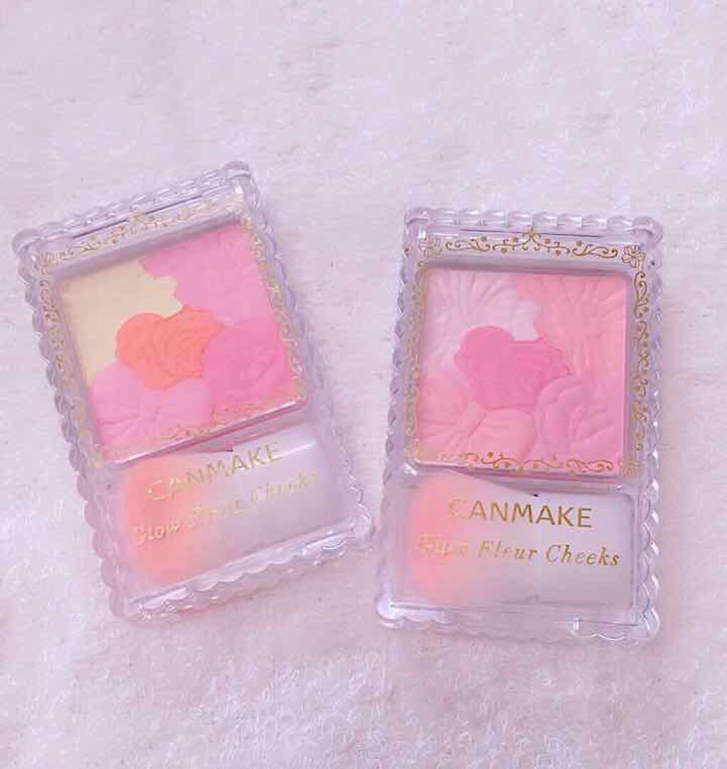 グロウフルールチークス/キャンメイク/パウダーチークを使ったクチコミ(1枚目)