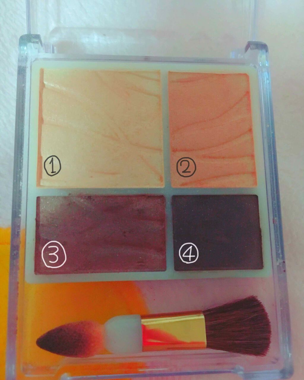 エアリータッチシャドウ/CEZANNE/アイシャドウパレットを使ったクチコミ(2枚目)