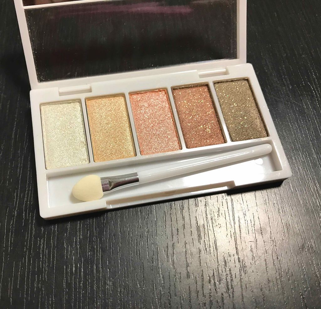 エルファー グリッターアイシャドウ/DAISO/アイシャドウパレットを使ったクチコミ（1枚目）