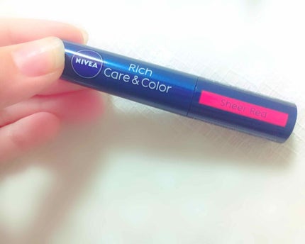 ニベア リッチケア&カラーリップ/ニベア/リップクリームを使ったクチコミ(1枚目)