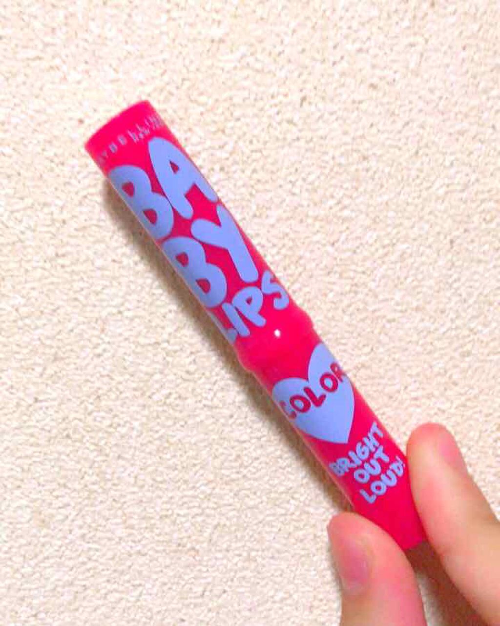 リップクリーム カラー BABY LIPS/MAYBELLINE NEW YORK/リップケアを使ったクチコミ(1枚目)