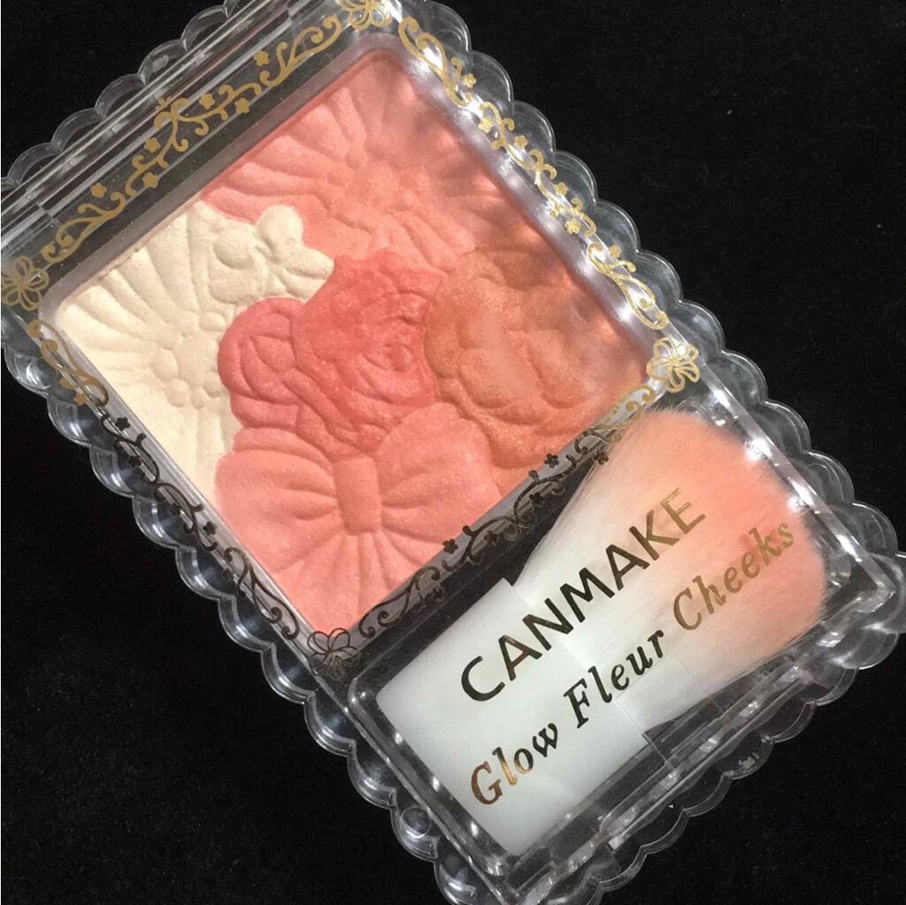 グロウフルールチークス/キャンメイク/パウダーチークを使ったクチコミ(1枚目)