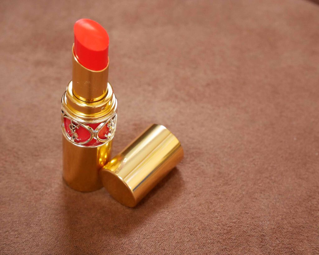 ルージュ ヴォリュプテ シャイン/YVES SAINT LAURENT BEAUTE/口紅を使ったクチコミ(1枚目)