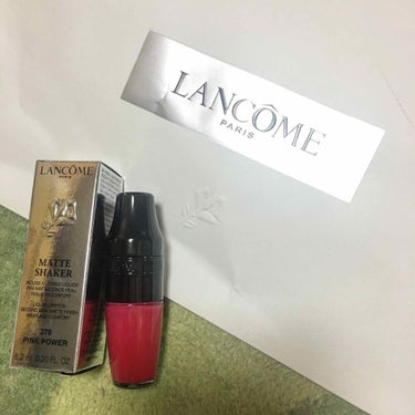 ✔LANCOME
✔マットシェイカー
✔ピンクパワー✔378
発色がとても良くて、時間が経つとマットな仕上がりになります。ビビットピンクで濃いめのメイクにもってこいです💋💄💕
#デパコス