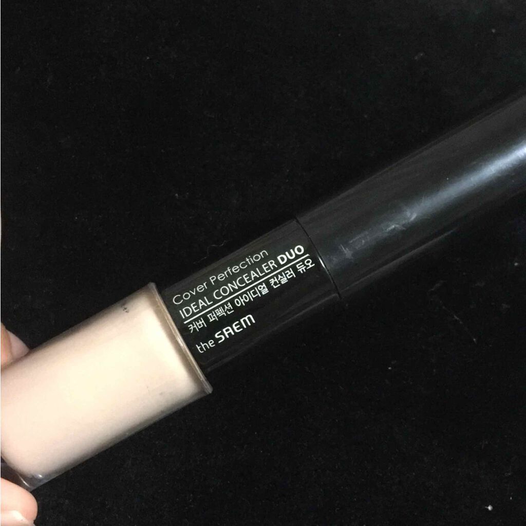 カバーパーフェクション アイディールコンシーラー デュオ/the SAEM/スティックコンシーラーを使ったクチコミ（1枚目）
