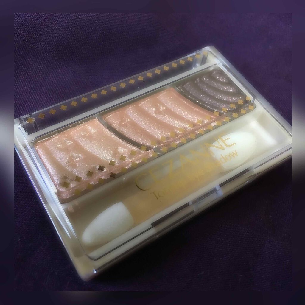 トーンアップアイシャドウ/CEZANNE/アイシャドウパレットを使ったクチコミ(1枚目)