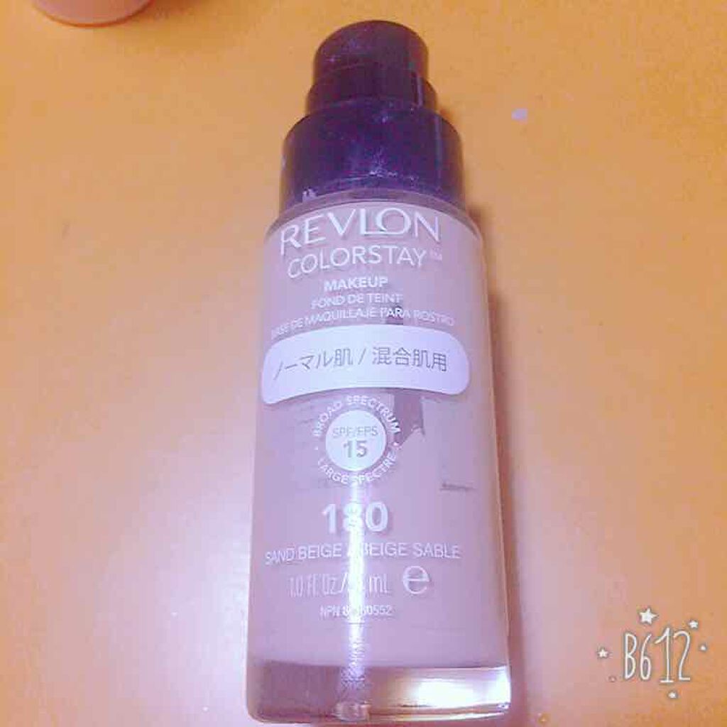 カラーステイ メイクアップ/REVLON/リキッドファンデーションを使ったクチコミ（1枚目）
