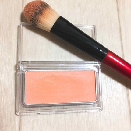 無印良品 チークカラー マットタイプのクチコミ「ラメが入っていないのでナチュラルで使いやすい💕
オレンジ🍊
無印で品質は良いのに価格が良心的.....」(1枚目)