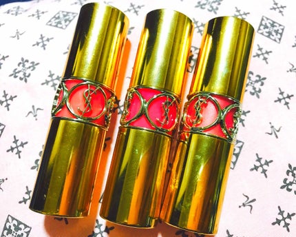 ルージュ ヴォリュプテ シャイン/YVES SAINT LAURENT BEAUTE/口紅を使ったクチコミ(1枚目)