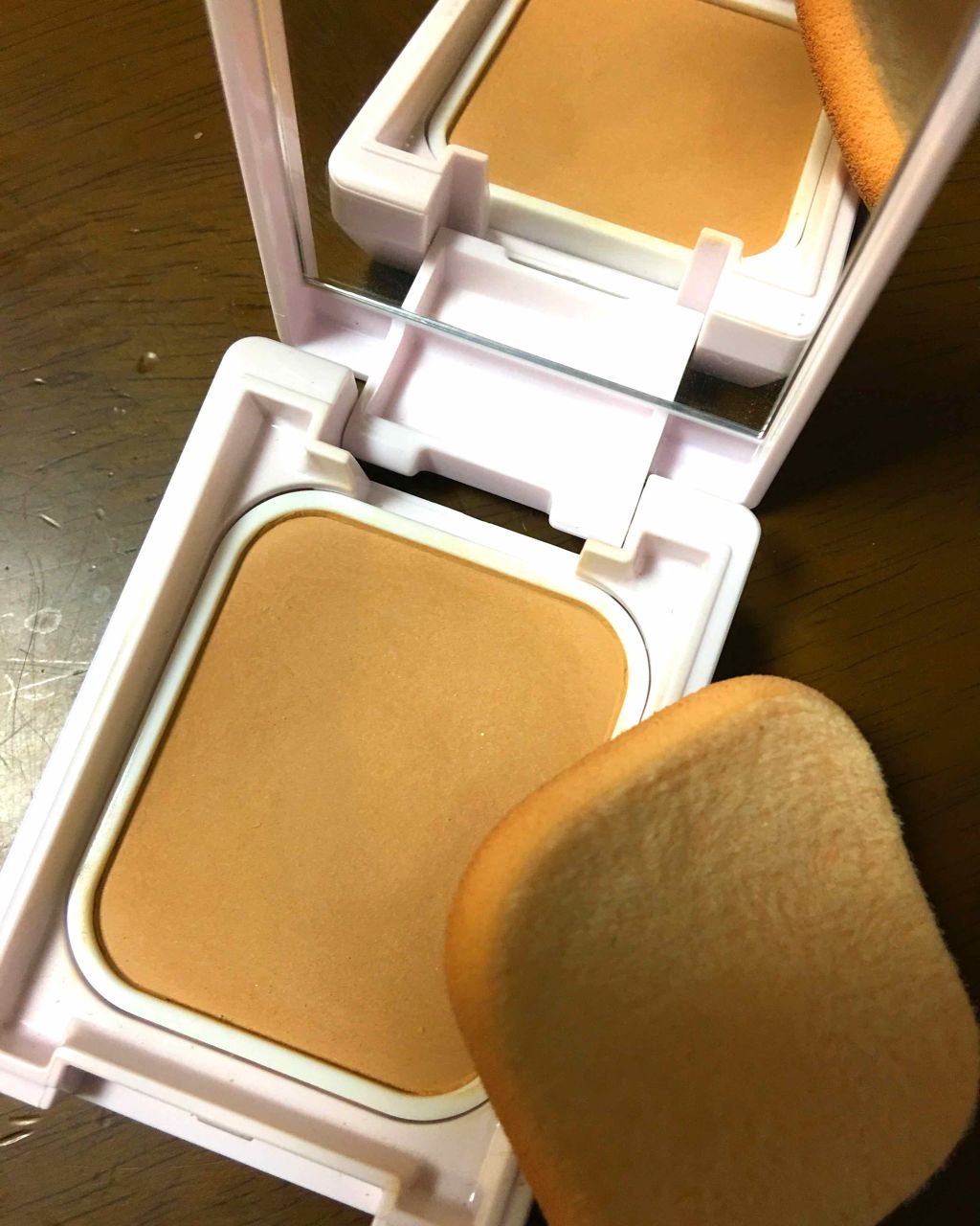 ミネラルファンデーション（プレスト)/インテグレート/パウダーファンデーションを使ったクチコミ（2枚目）