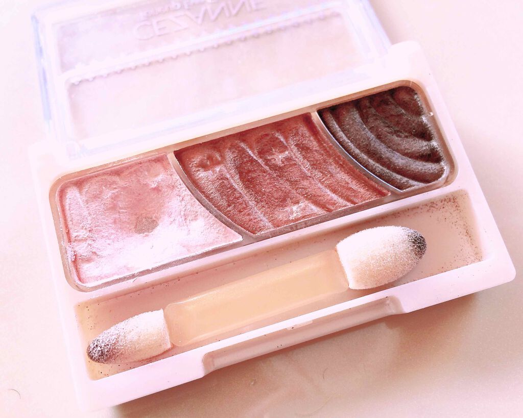 トーンアップアイシャドウ/CEZANNE/アイシャドウパレットを使ったクチコミ(1枚目)