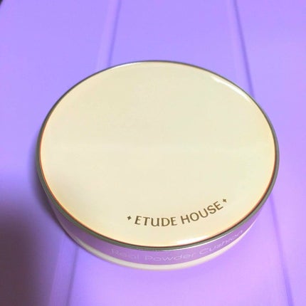 リアルパウダー クッション SPF50+/PA+++/ETUDE/クッションファンデーションを使ったクチコミ(1枚目)