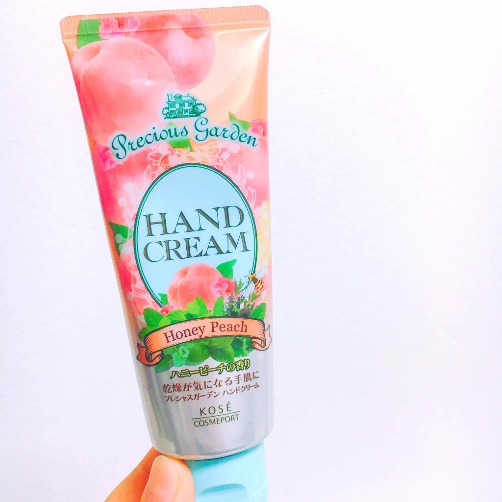 ハンドクリーム （ハニーピーチ）/プレシャスガーデン/ハンドクリームを使ったクチコミ（1枚目）