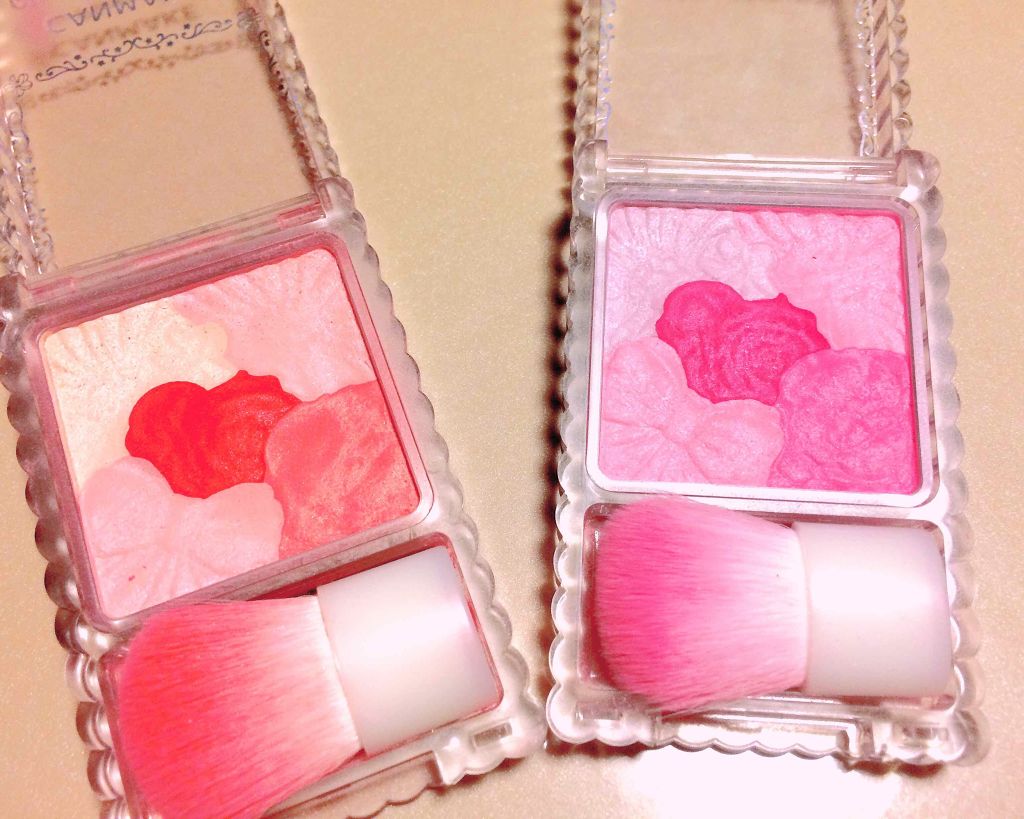 グロウフルールチークス/キャンメイク/パウダーチークを使ったクチコミ(1枚目)