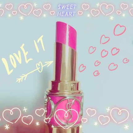 ルージュ ヴォリュプテ シャイン/YVES SAINT LAURENT BEAUTE/口紅を使ったクチコミ(1枚目)
