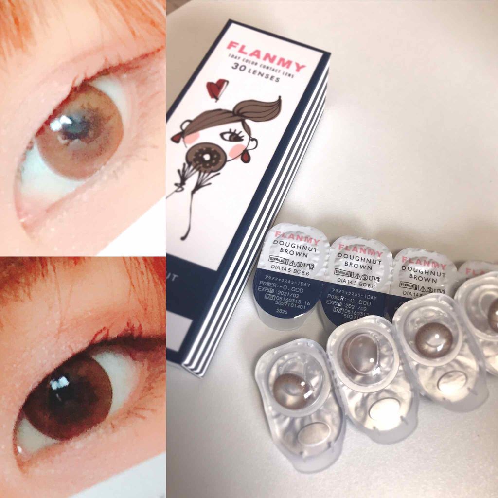 FLANMY 1day/FLANMY/ワンデー（１DAY）カラコンを使ったクチコミ（1枚目）