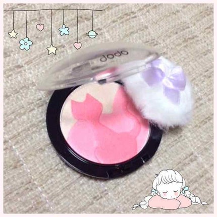 チークキャット/ドド/パウダーチークを使ったクチコミ(1枚目)