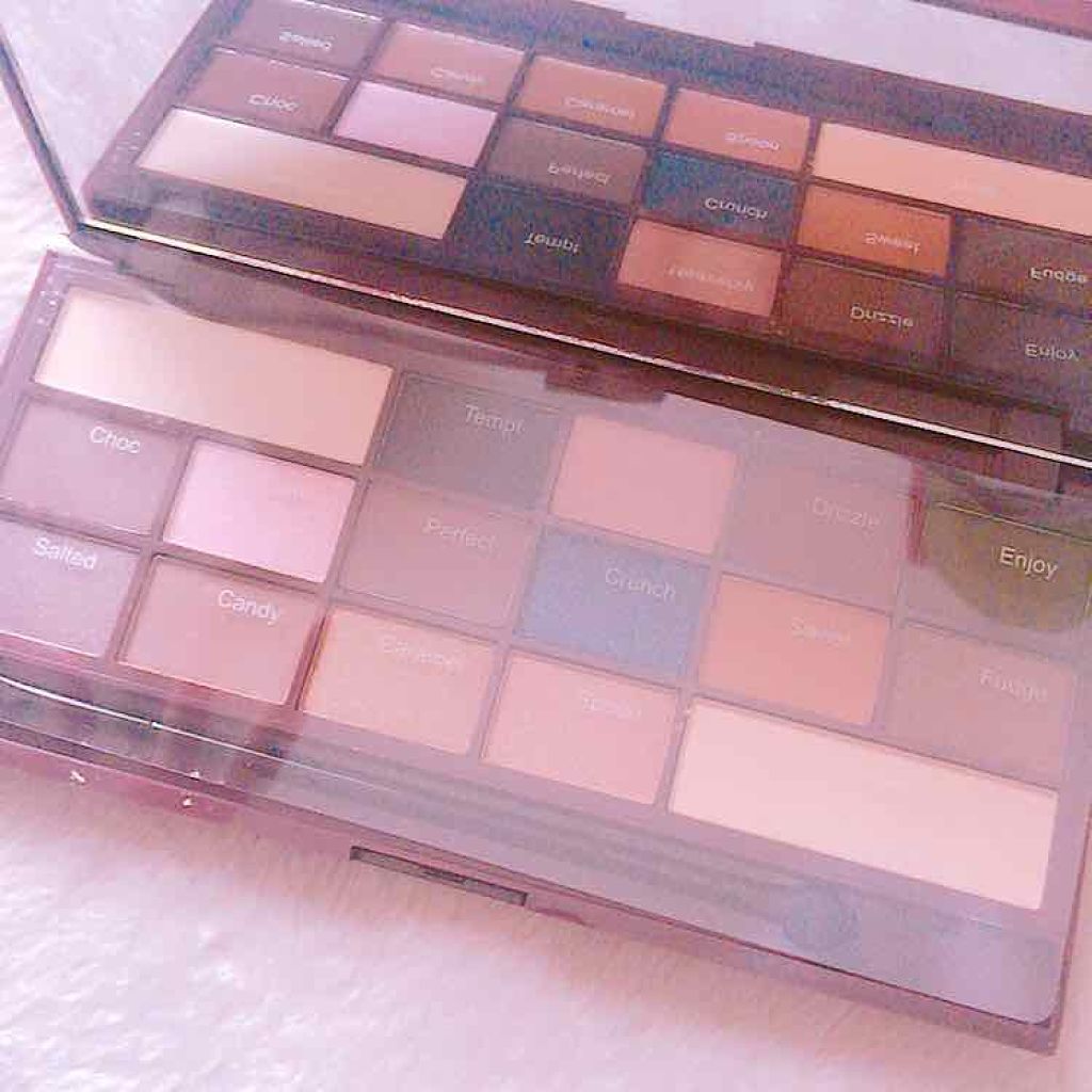 アイラブチョコレート/MAKEUP REVOLUTION/アイシャドウパレットを使ったクチコミ(2枚目)