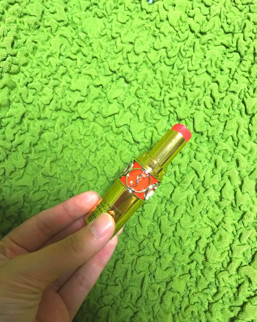 ルージュ ヴォリュプテ シャイン/YVES SAINT LAURENT BEAUTE/口紅を使ったクチコミ(1枚目)