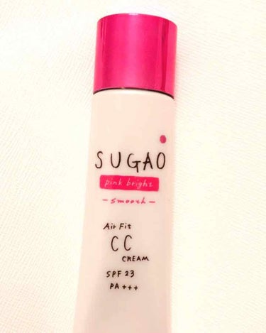 スガオ エアーフィットCCクリーム   ピンクブライトスムース  01 ピュアナチュラル
SPF23 /PA＋＋＋

カバー力はあまりないのですが、ナチュラルな感じで学生さんは校則が厳しくても使えそうな