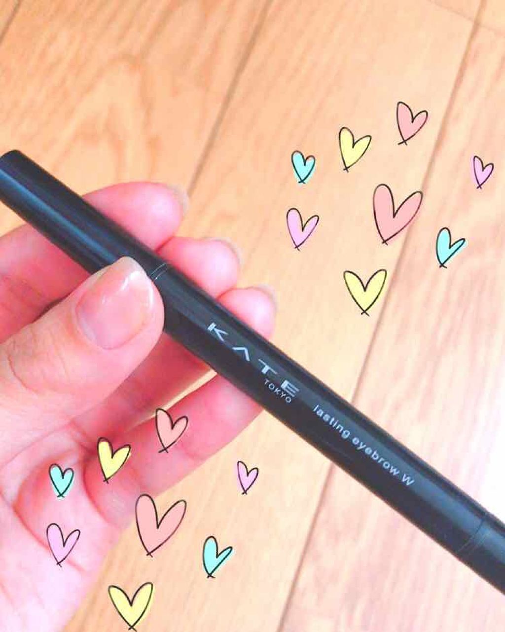 ラスティングデザインアイブロウW N(LQ）/KATE/パウダーアイブロウを使ったクチコミ（1枚目）