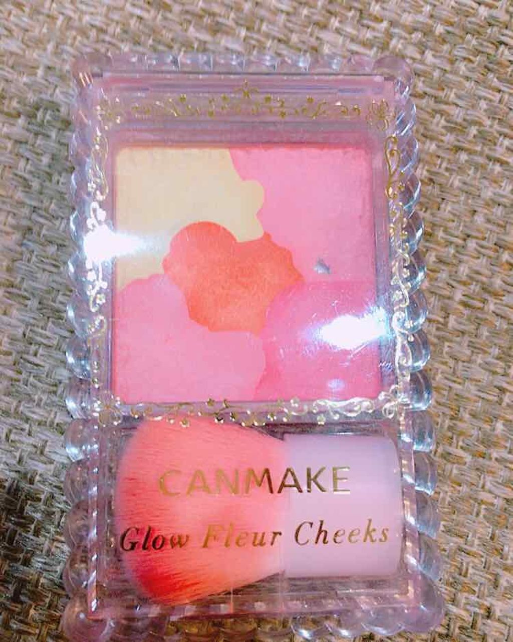 グロウフルールチークス/キャンメイク/パウダーチークを使ったクチコミ(1枚目)