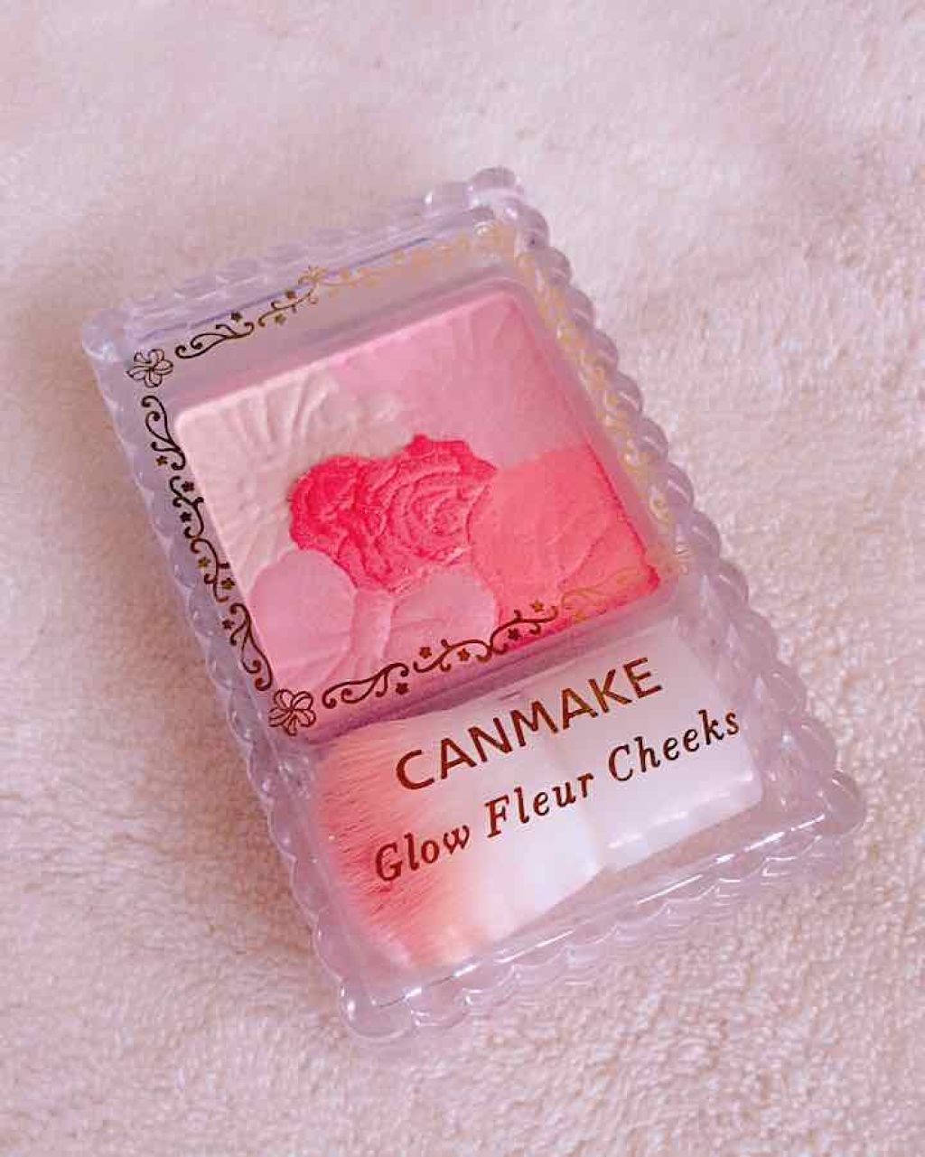 グロウフルールチークス/キャンメイク/パウダーチークを使ったクチコミ(1枚目)