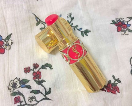 ルージュ ヴォリュプテ シャイン/YVES SAINT LAURENT BEAUTE/口紅を使ったクチコミ(1枚目)