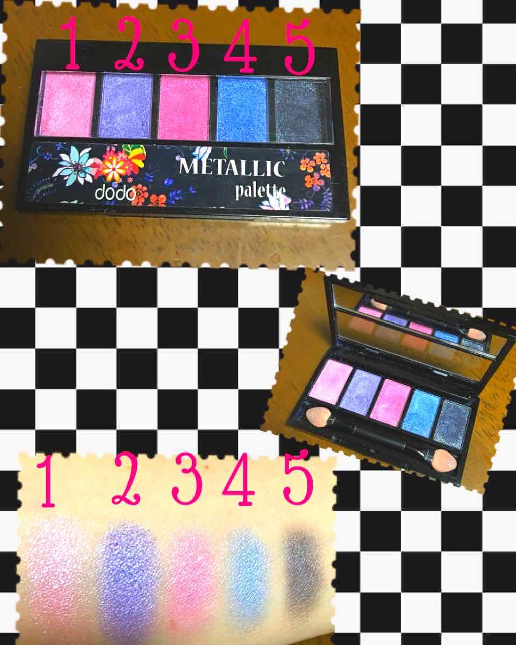 メタリックパレット/ドド/アイシャドウパレットを使ったクチコミ(1枚目)