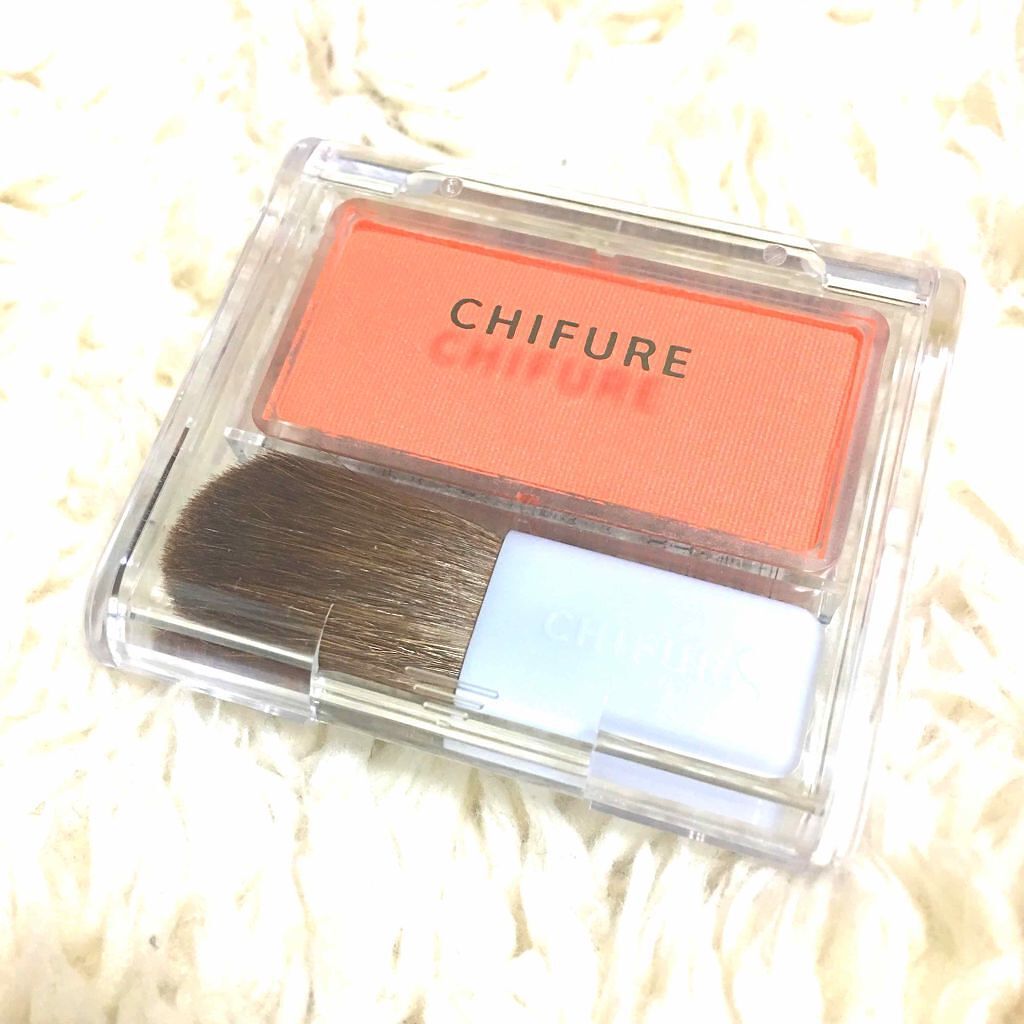 チーク カラー(ブラシ付)/ちふれ/パウダーチークを使ったクチコミ(1枚目)