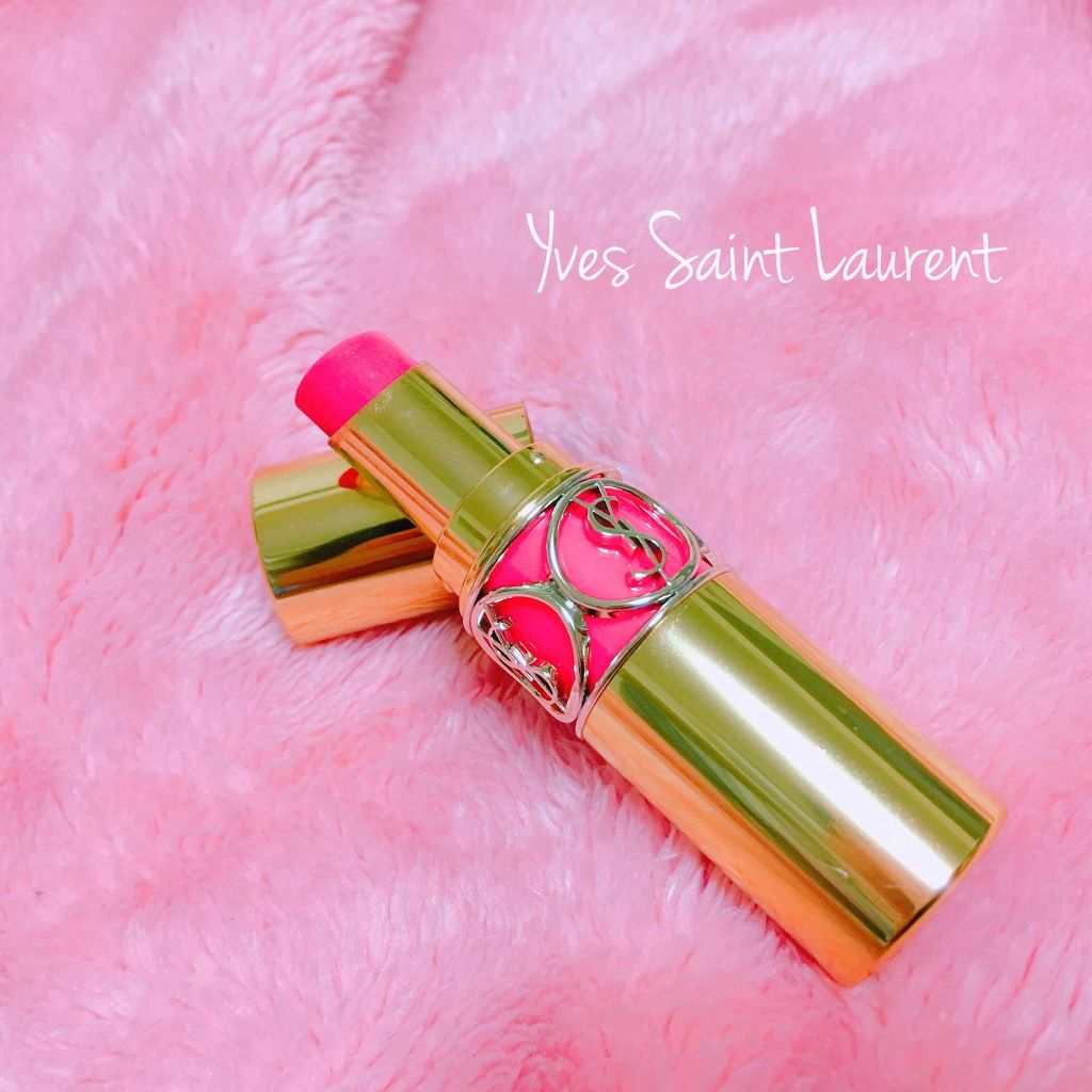 ルージュ ヴォリュプテ シャイン/YVES SAINT LAURENT BEAUTE/口紅を使ったクチコミ（1枚目）