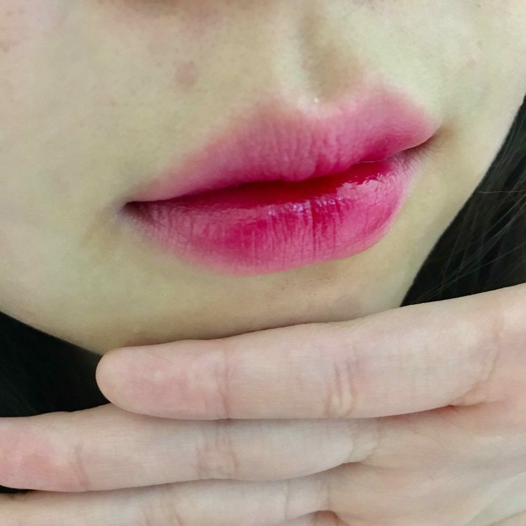 ルージュ ヴォリュプテ シャイン/YVES SAINT LAURENT BEAUTE/口紅を使ったクチコミ(3枚目)