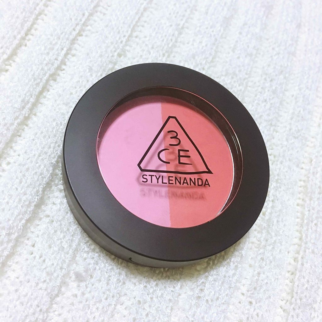 3CE DUO COLOR FACE BLUSH/3CE/パウダーチークを使ったクチコミ(1枚目)