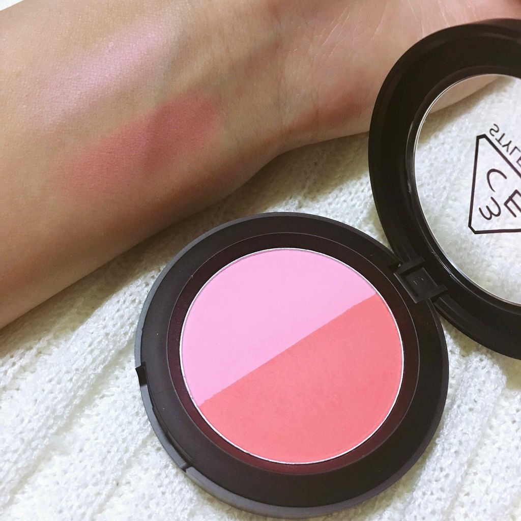 3CE DUO COLOR FACE BLUSH/3CE/パウダーチークを使ったクチコミ(2枚目)