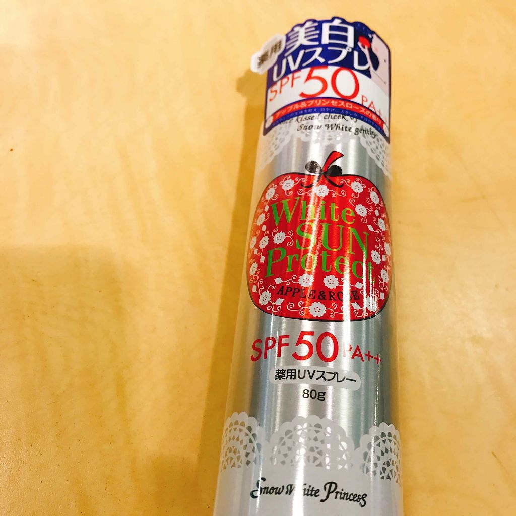 ホワイトニングUVスプレー/スノーホワイトプリンセス/日焼け止め・UVケアを使ったクチコミ（1枚目）
