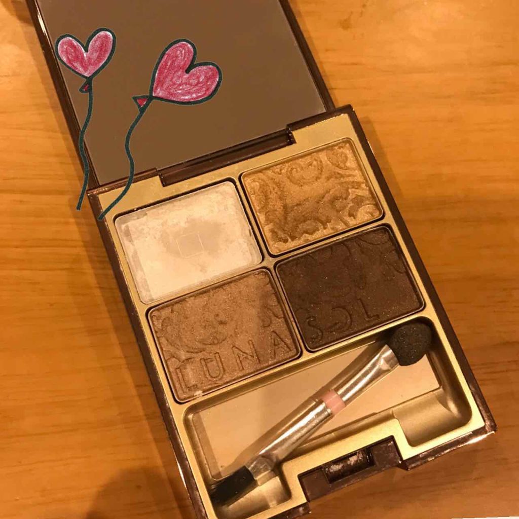 グレイスコントラスティングアイズ/LUNASOL/アイシャドウパレットを使ったクチコミ（1枚目）