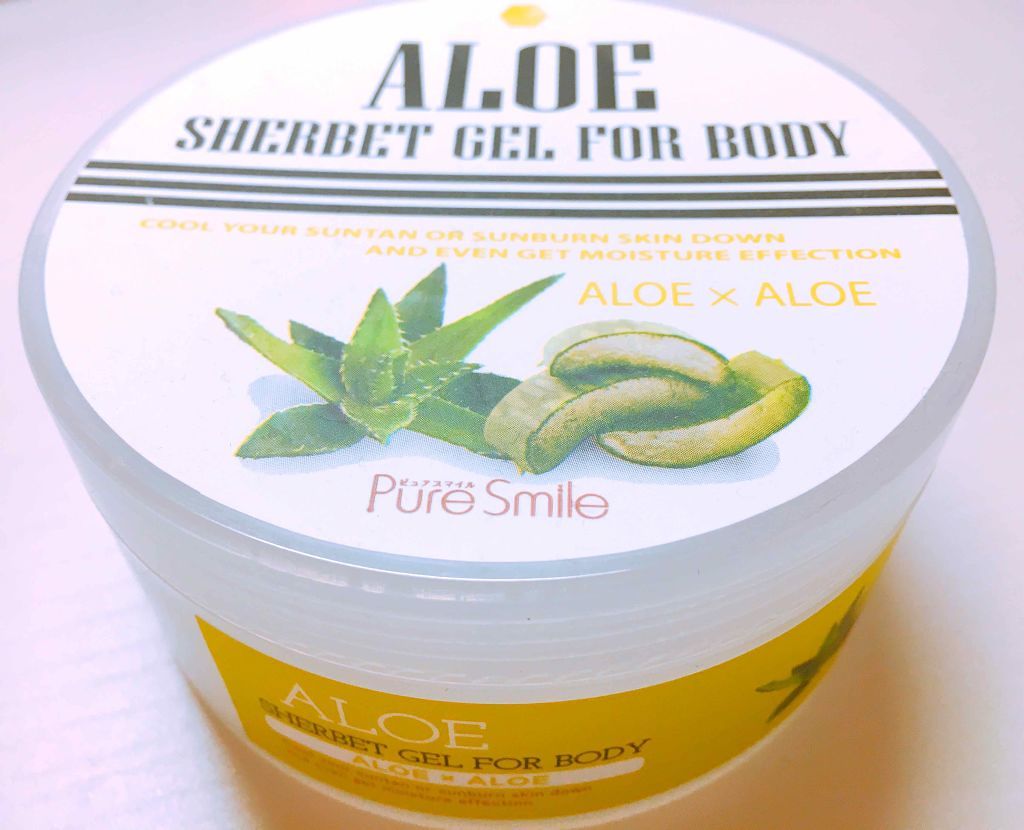 ピュアスマイル アロエシャーベットジェル/Pure Smile/ボディローションを使ったクチコミ(1枚目)