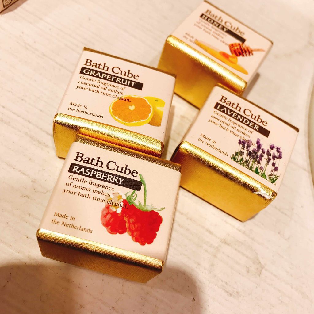 フレグランス バスキューブ ハニー/ノルコーポレーション/入浴剤を使ったクチコミ(1枚目)