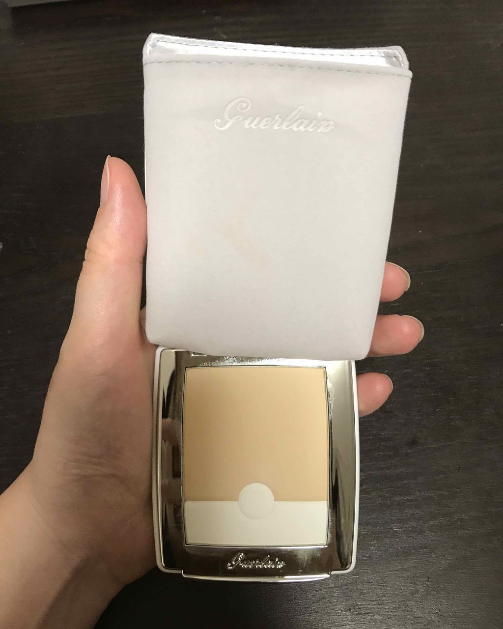 740.未使用　ゲラン　ペルル　ブラン　ライトブースター　替えパフ付き 試してみたペルル ブラン ライトブースター コンパクト GUERLAINの