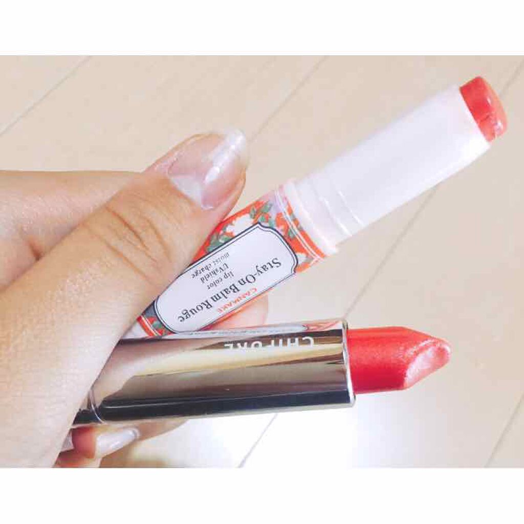 ステイオンバームルージュ/キャンメイク/口紅を使ったクチコミ（2枚目）