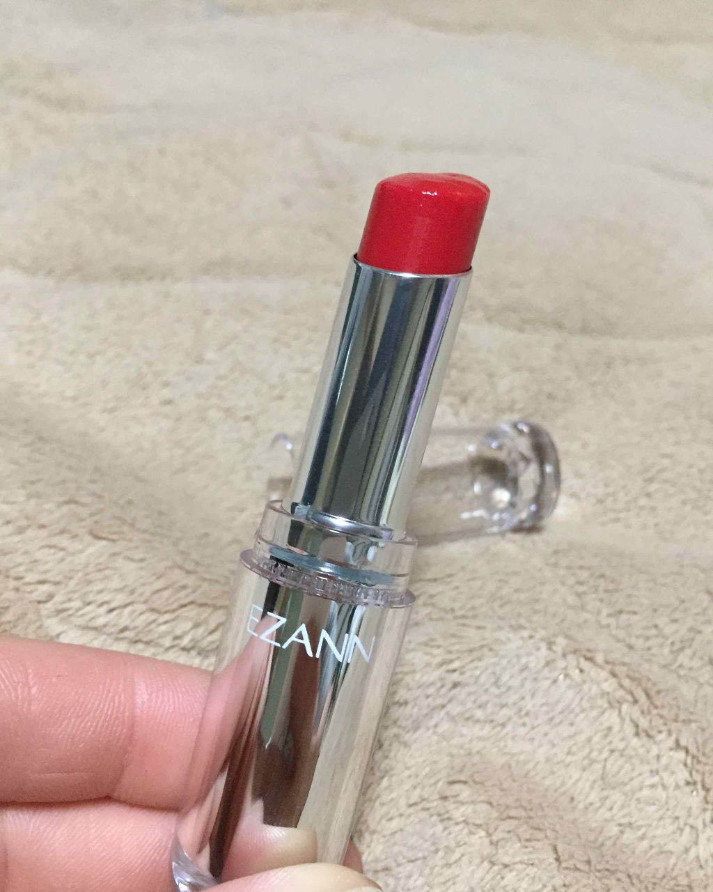 ラスティンググロスリップ/CEZANNE/口紅を使ったクチコミ(1枚目)