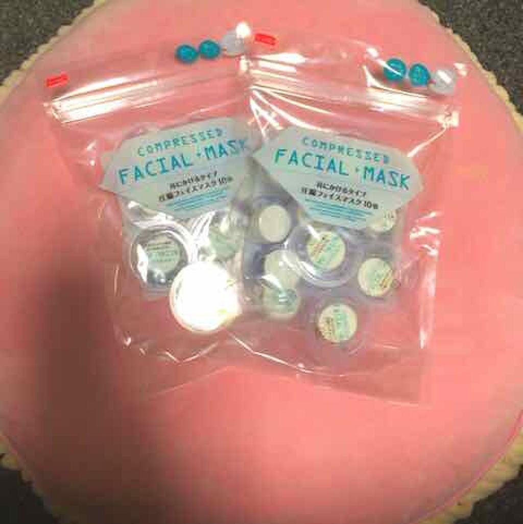 圧縮フェイスマスク/DAISO/シートマスク・パックを使ったクチコミ(1枚目)