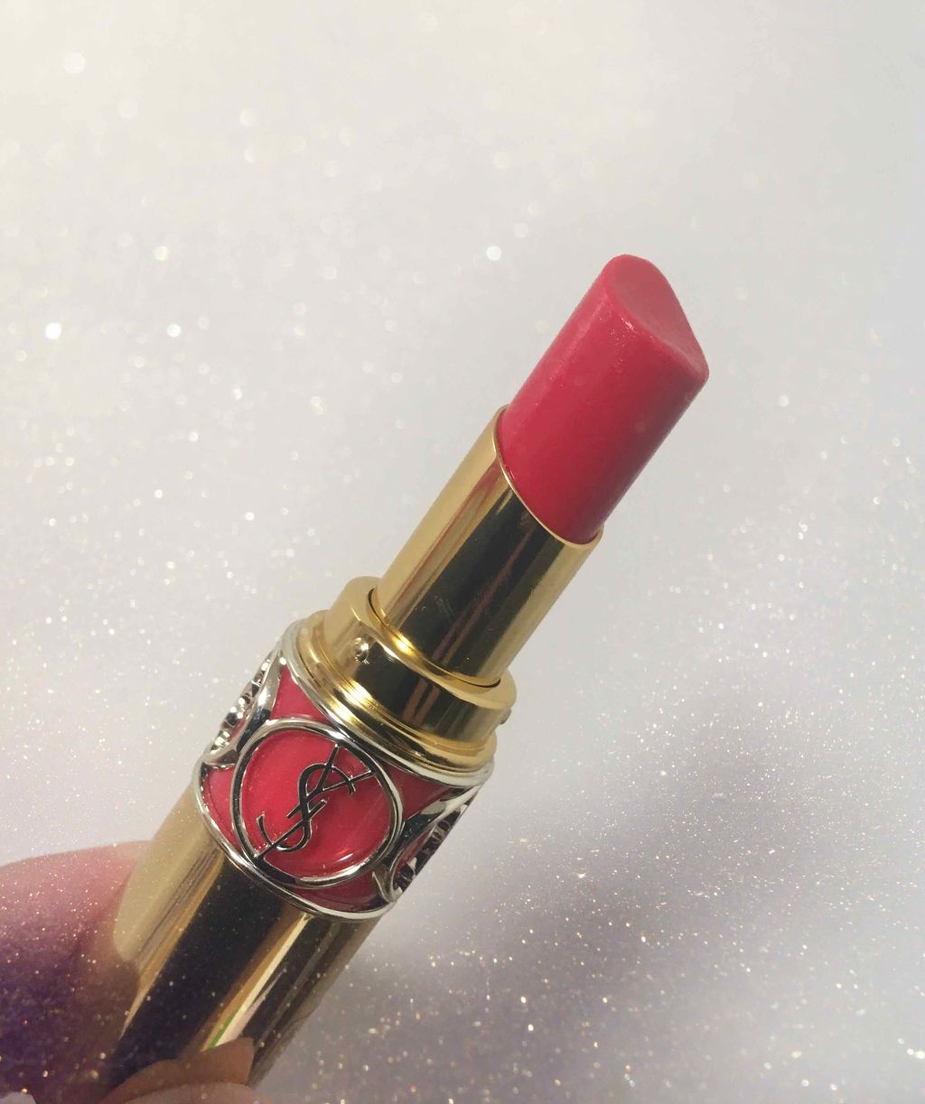 ルージュ ヴォリュプテ シャイン/YVES SAINT LAURENT BEAUTE/口紅を使ったクチコミ(1枚目)