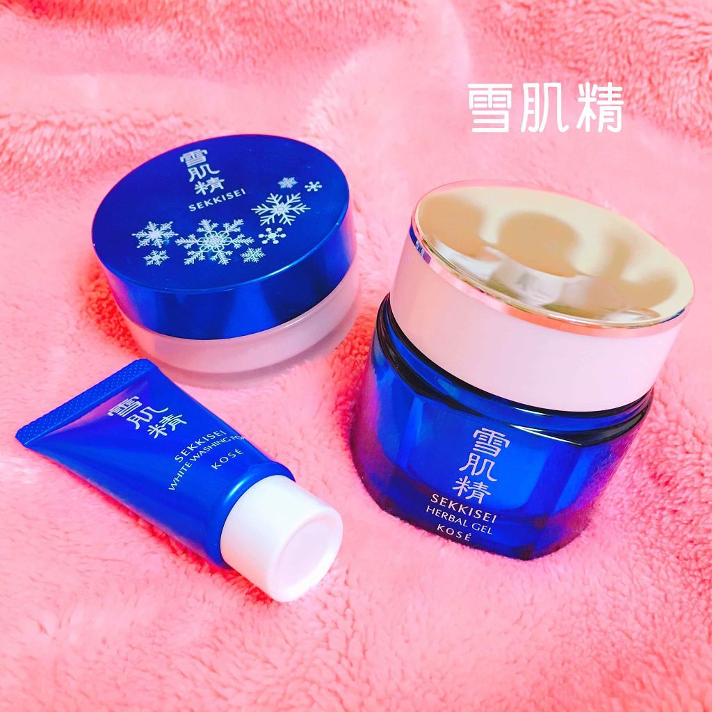 ハーバル ジェル/雪肌精/フェイスクリームを使ったクチコミ（1枚目）