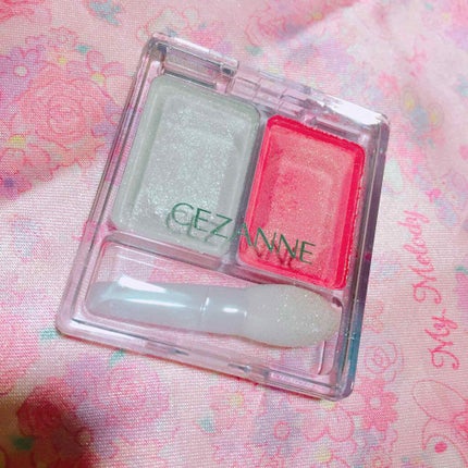 ツーカラー アイシャドウ ラメシリーズ/CEZANNE/アイシャドウパレットを使ったクチコミ(1枚目)