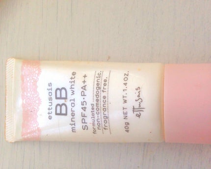 BBミネラルホワイト/ettusais/BBクリームを使ったクチコミ(1枚目)